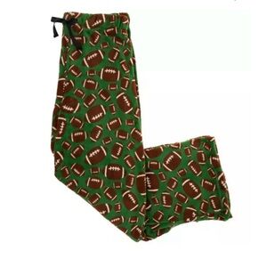 Football Print Pajama Pants